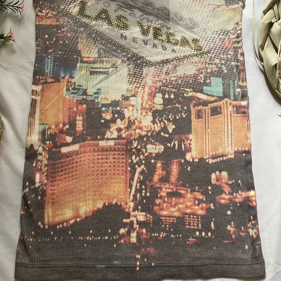 Las Vegas Nevada Sparkly Tank Top - Picture 9 of 9